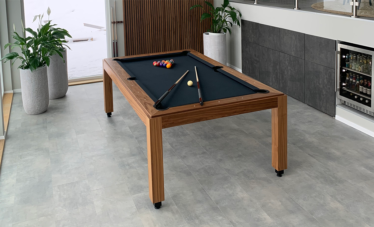 palm Glad staal Woodline collection | pooltafel | FusionTables